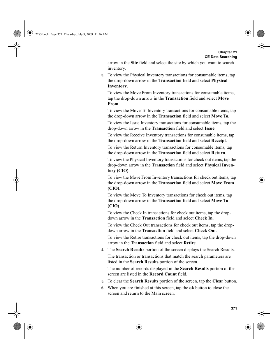 IntelliTrack Check In/Out User Manual | Page 399 / 474