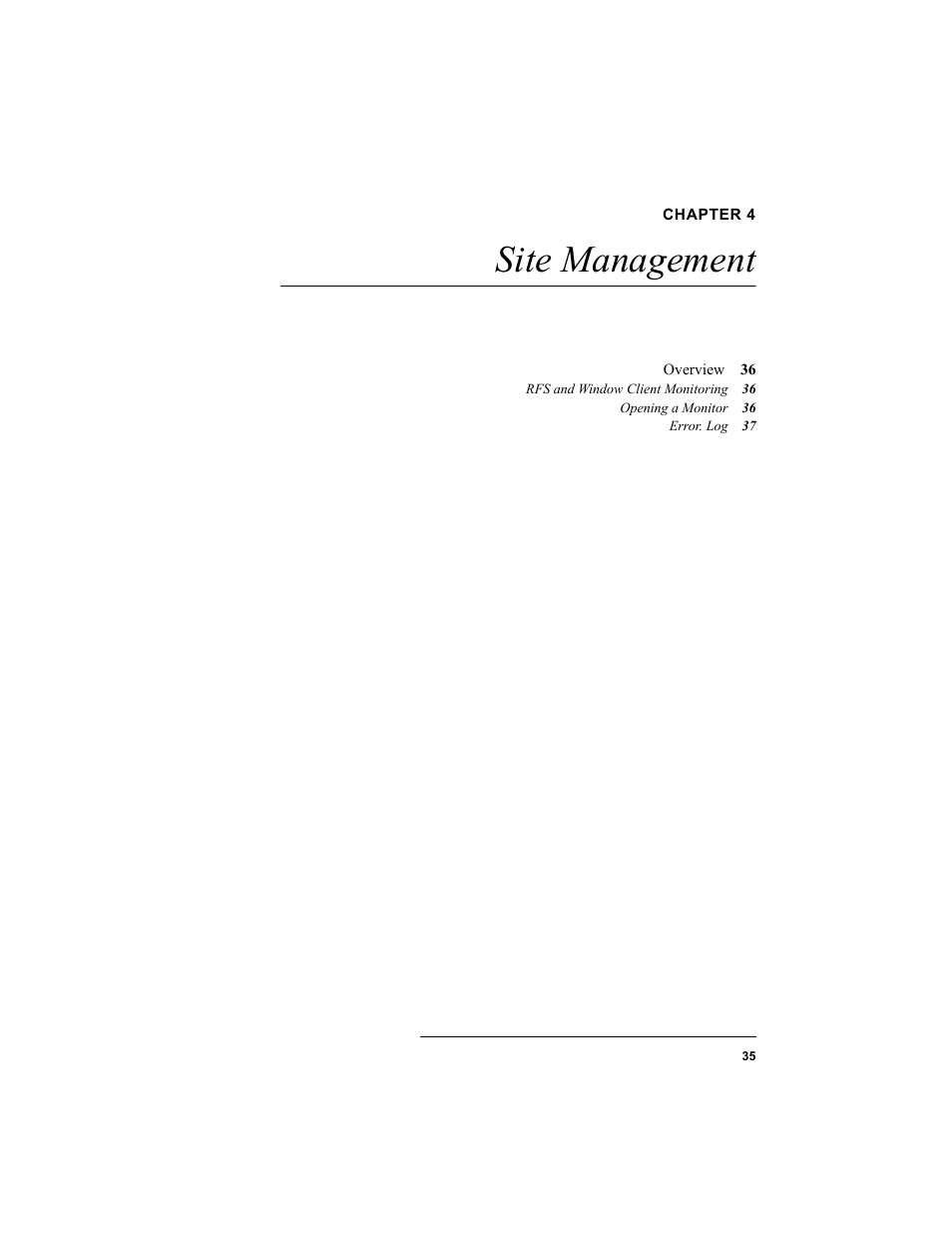 Chapter 4, Site management, Chapter 4: site management | IntelliTrack Check In/Out User Manual | Page 45 / 78