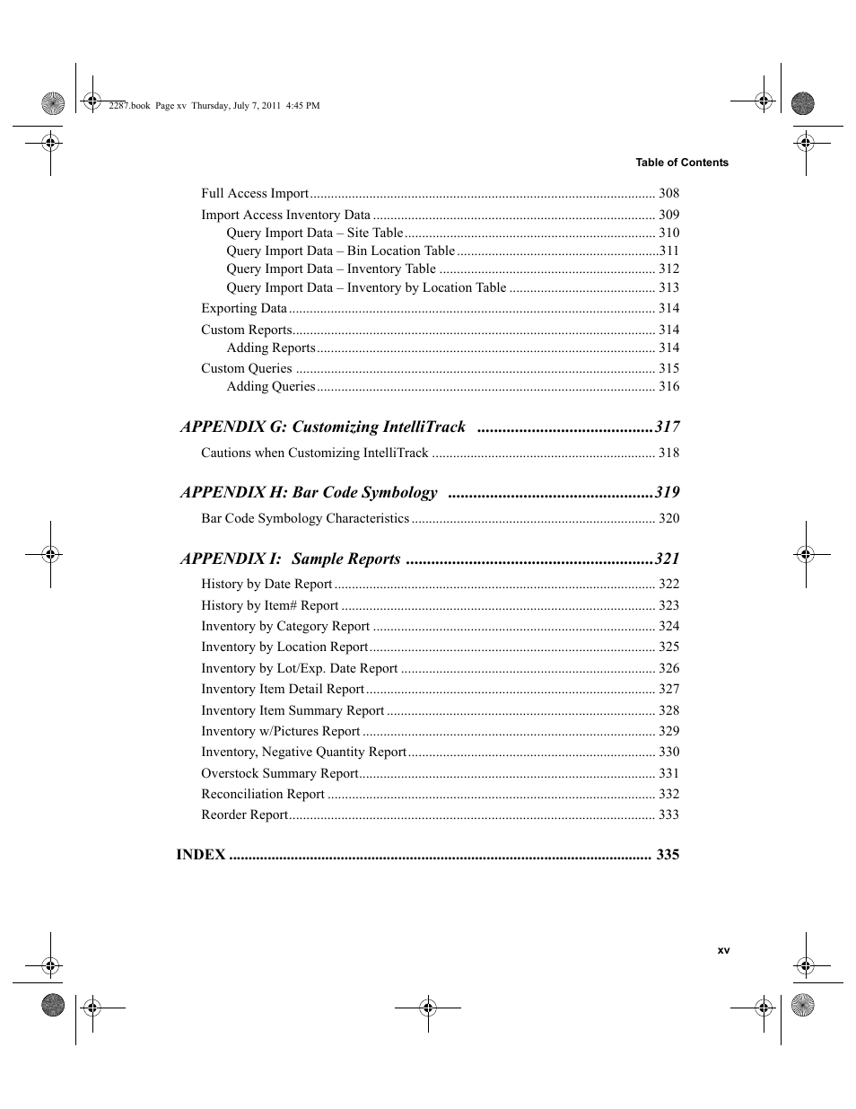 IntelliTrack Inventory Management User Manual | Page 15 / 366