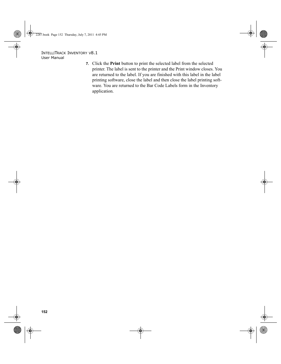 IntelliTrack Inventory Management User Manual | Page 178 / 366