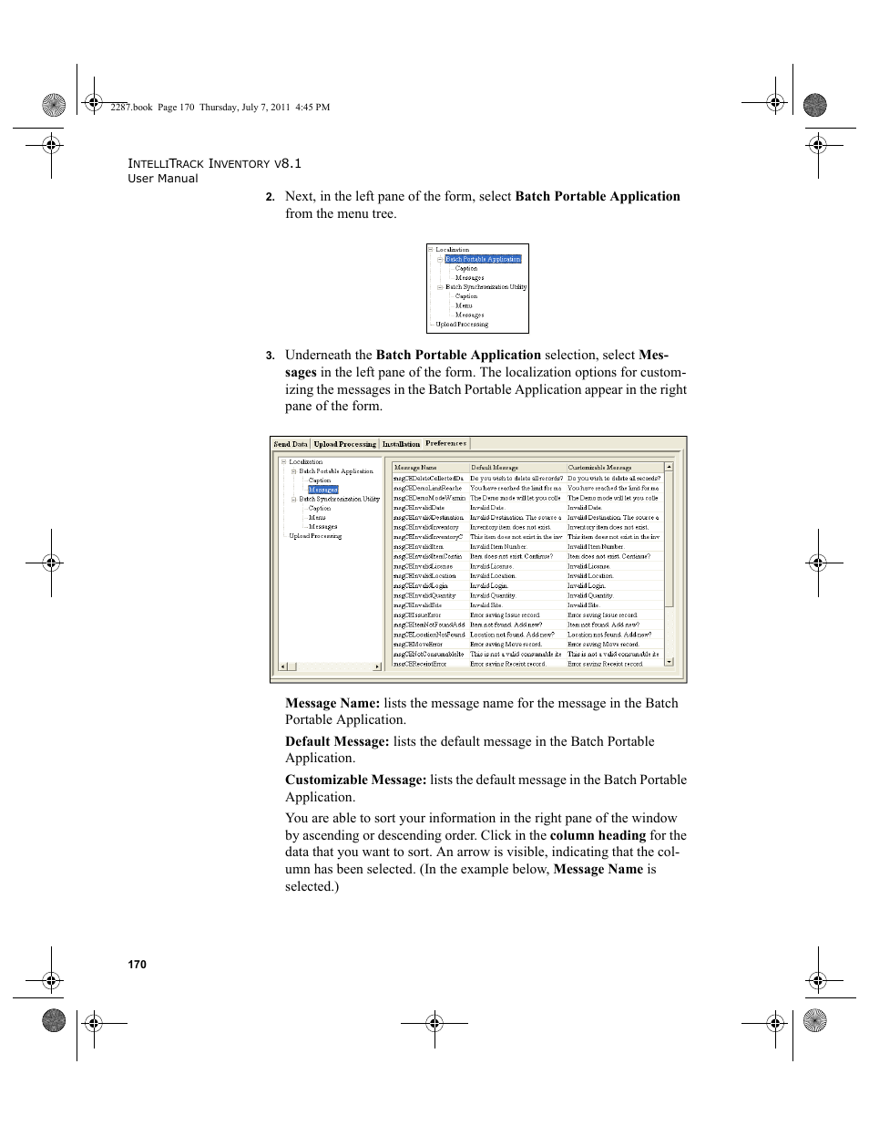 IntelliTrack Inventory Management User Manual | Page 196 / 366