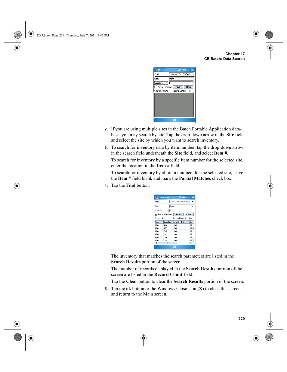 IntelliTrack Inventory Management User Manual | Page 255 / 366