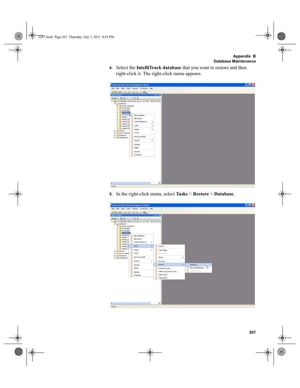 IntelliTrack Inventory Management User Manual | Page 293 / 366