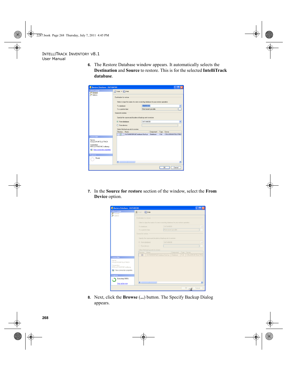 IntelliTrack Inventory Management User Manual | Page 294 / 366
