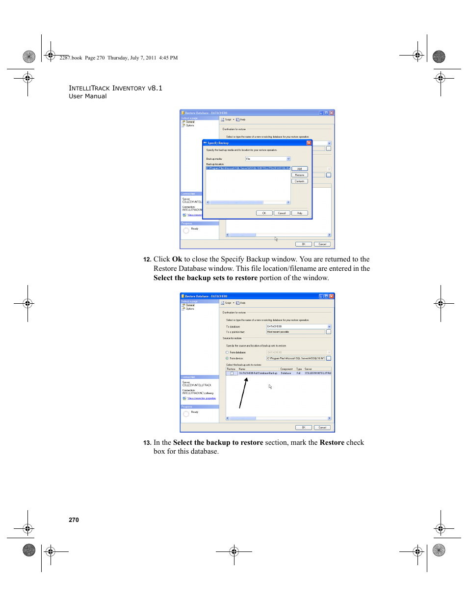 IntelliTrack Inventory Management User Manual | Page 296 / 366