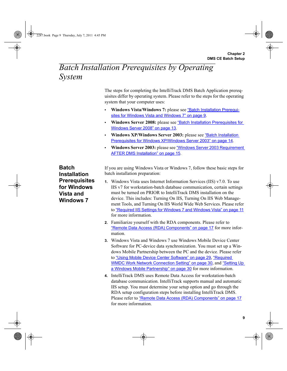 Windows 7 | IntelliTrack Inventory Management User Manual | Page 35 / 366