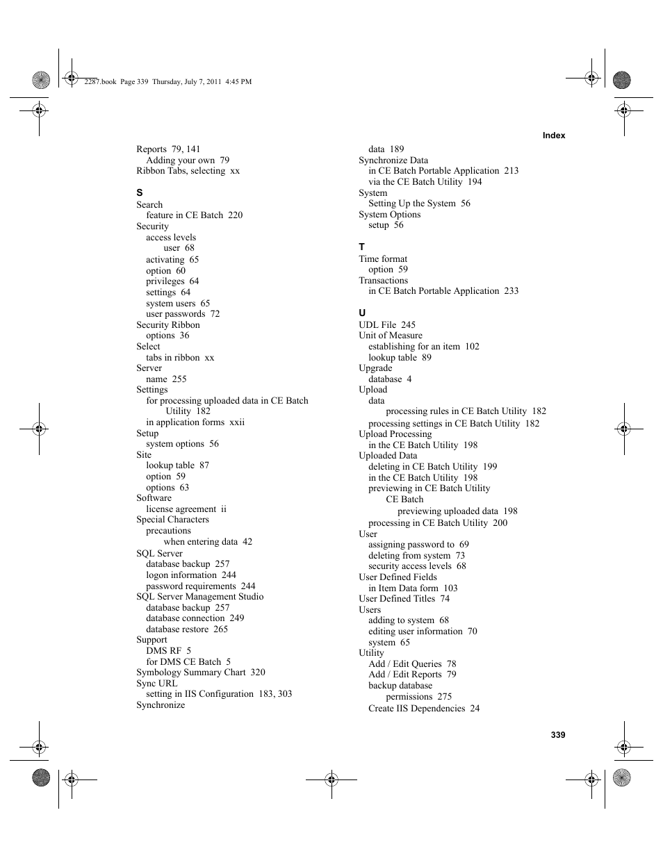 IntelliTrack Inventory Management User Manual | Page 365 / 366