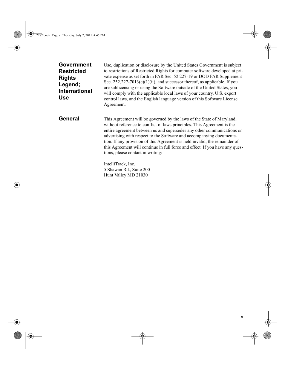 General | IntelliTrack Inventory Management User Manual | Page 5 / 366