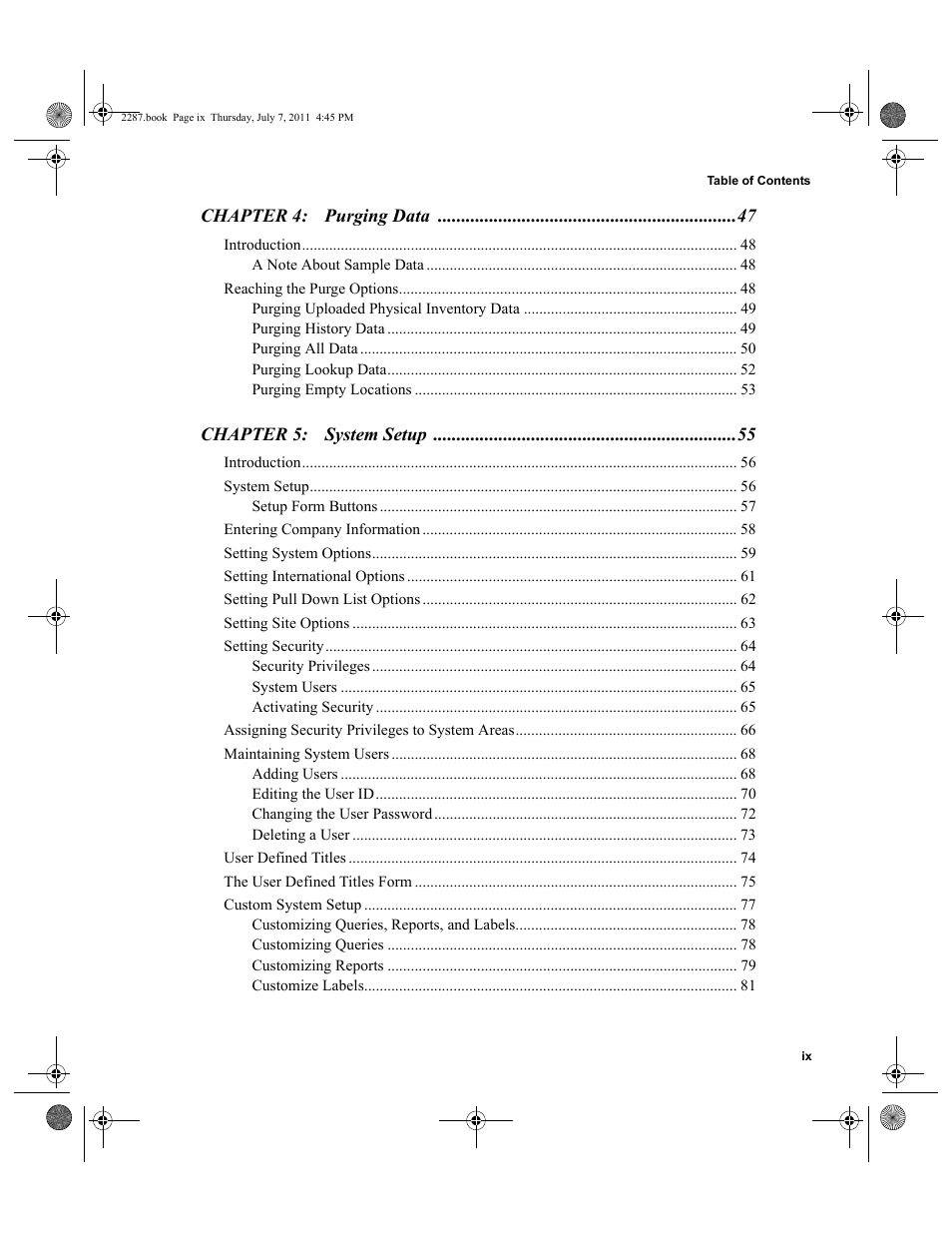 IntelliTrack Inventory Management User Manual | Page 9 / 366