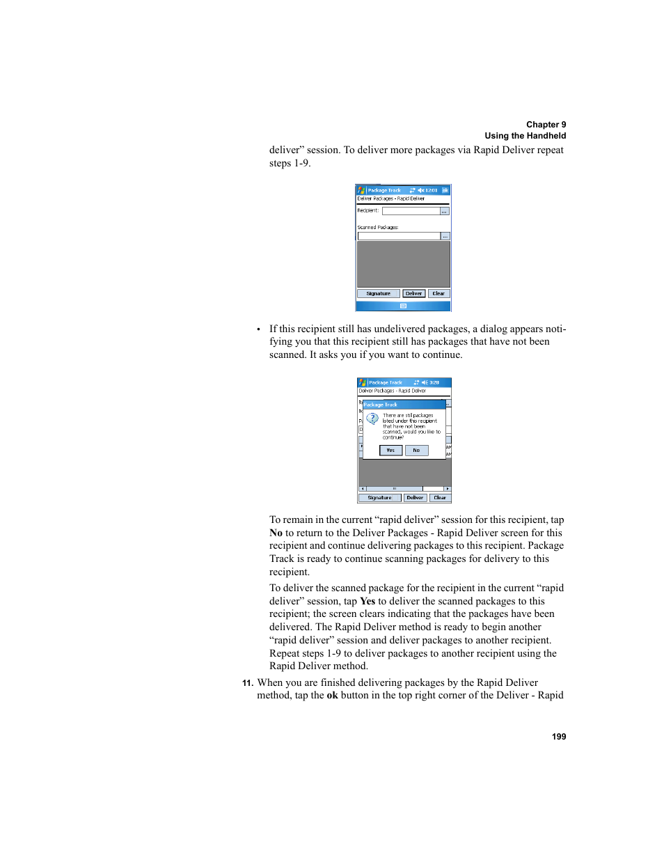 IntelliTrack Package Track User Manual | Page 213 / 296