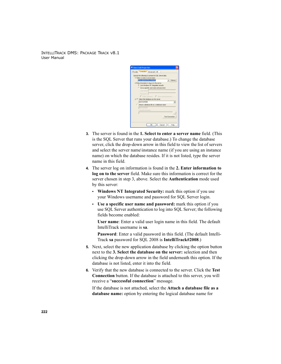 IntelliTrack Package Track User Manual | Page 236 / 296