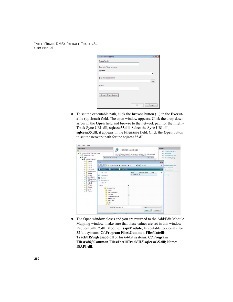 IntelliTrack Package Track User Manual | Page 274 / 296