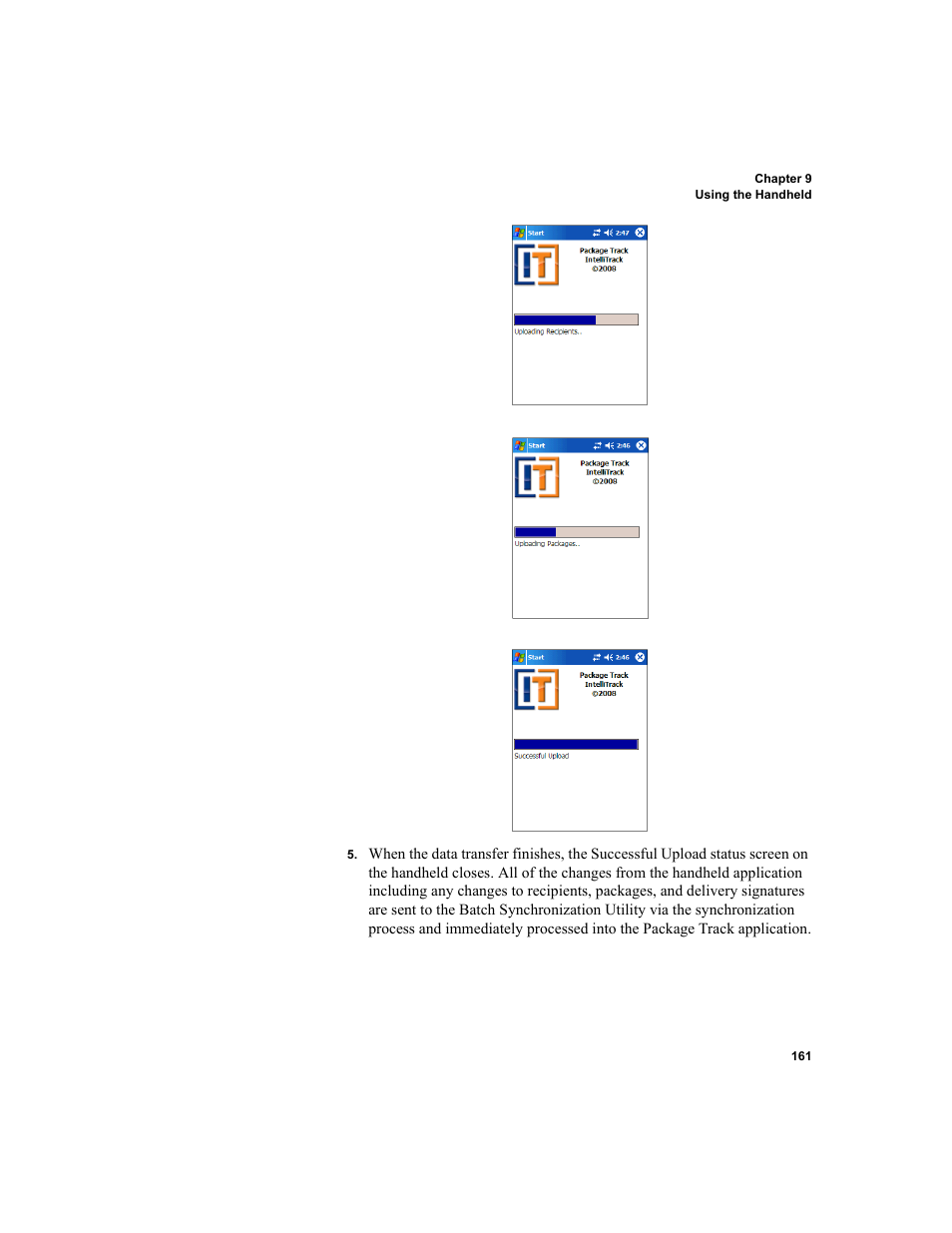IntelliTrack Package Track User Manual | Page 177 / 230