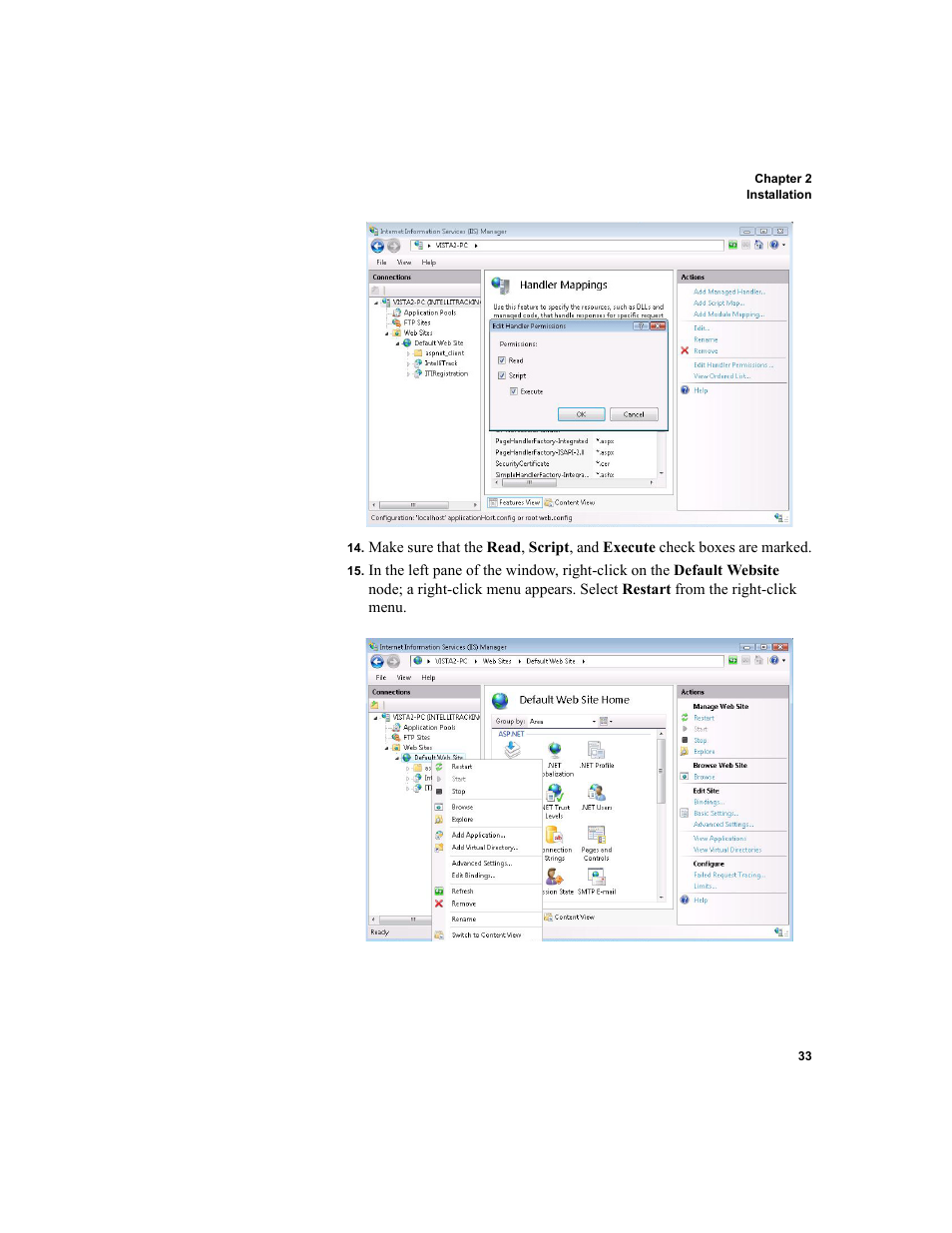 IntelliTrack Package Track User Manual | Page 49 / 230