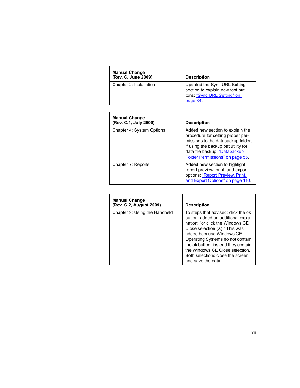 IntelliTrack Package Track User Manual | Page 7 / 230