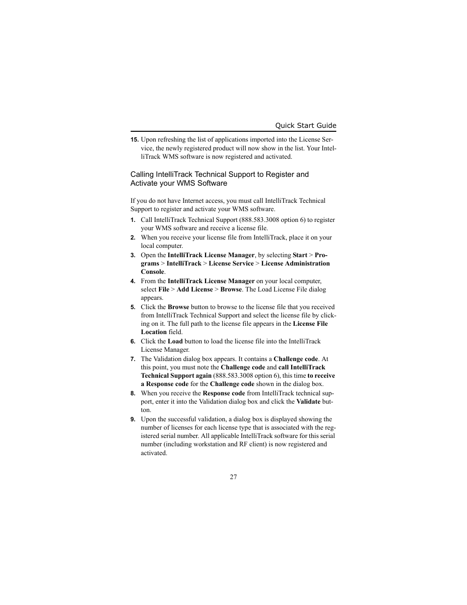IntelliTrack WMS – Warehouse Management System User Manual | Page 31 / 34