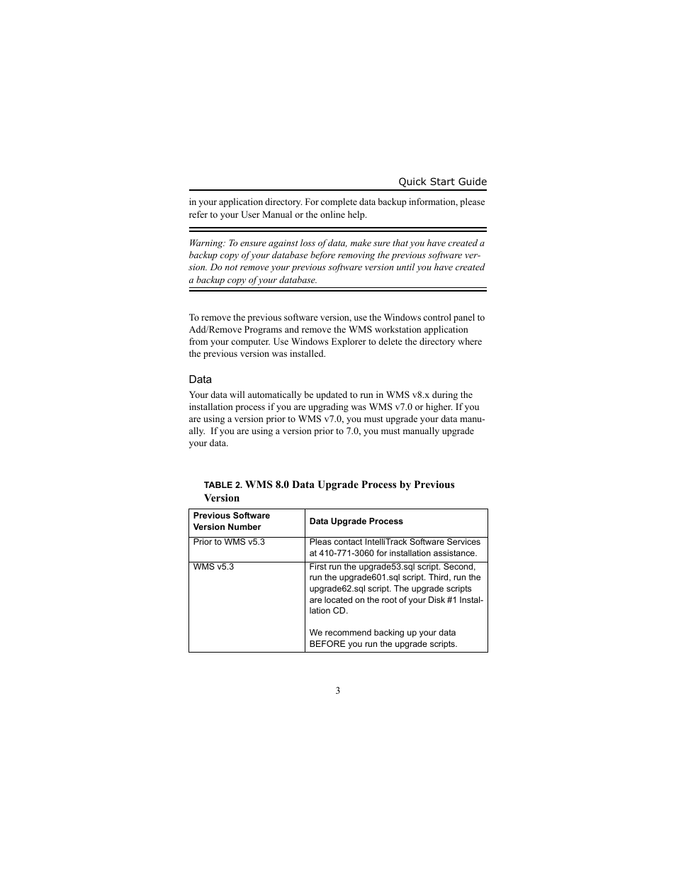 Data, Data 2 | IntelliTrack WMS – Warehouse Management System User Manual | Page 7 / 34
