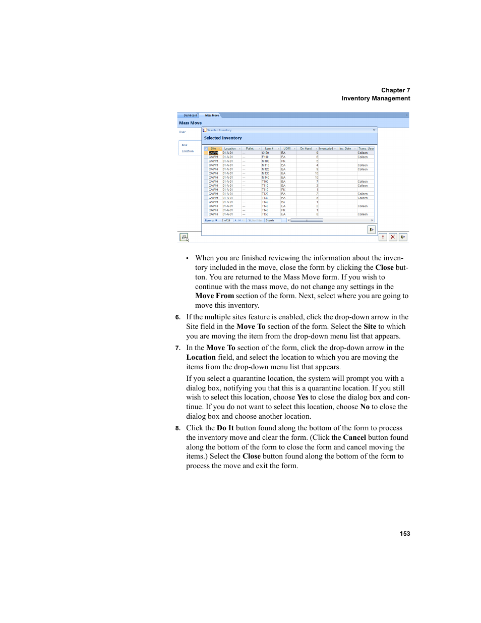 IntelliTrack WMS – Warehouse Management System User Manual | Page 179 / 466