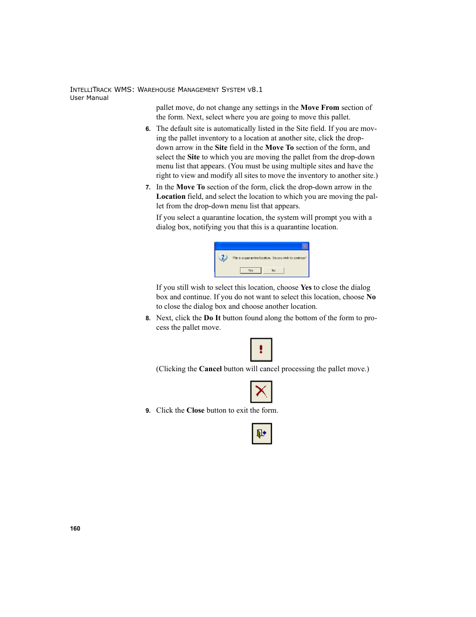 IntelliTrack WMS – Warehouse Management System User Manual | Page 186 / 466
