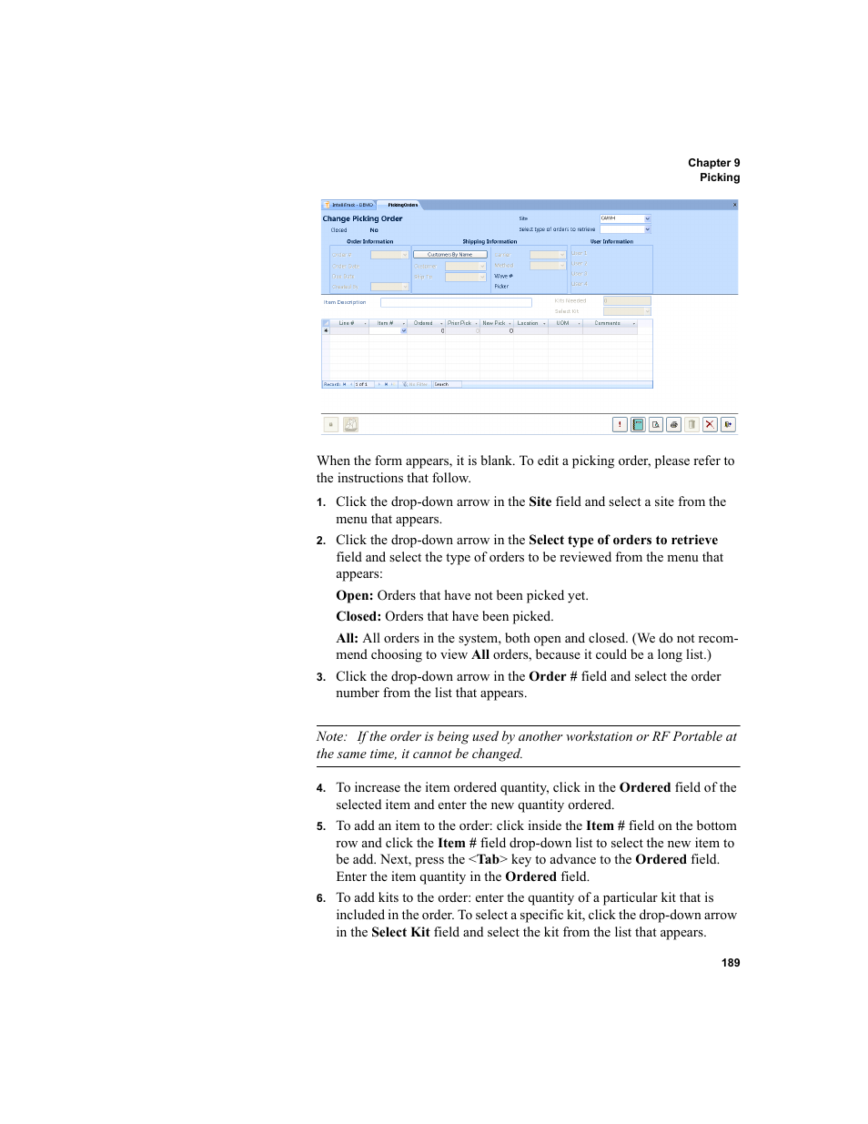 IntelliTrack WMS – Warehouse Management System User Manual | Page 215 / 466