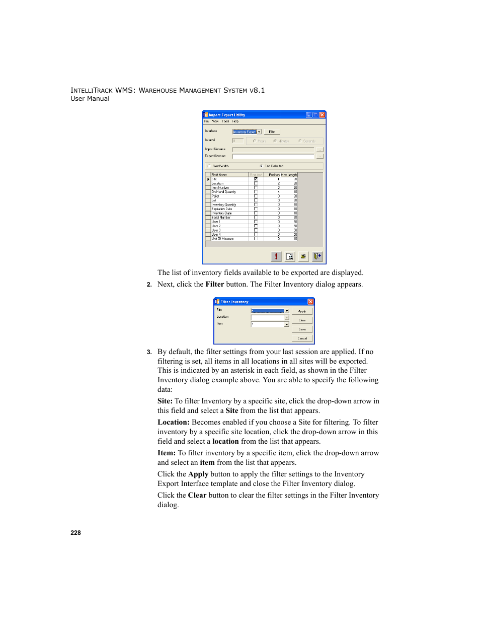 IntelliTrack WMS – Warehouse Management System User Manual | Page 254 / 466