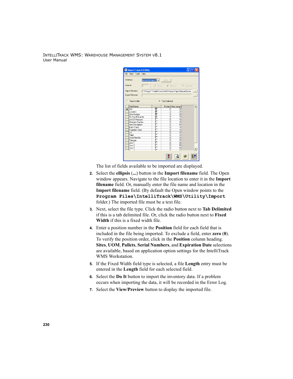 IntelliTrack WMS – Warehouse Management System User Manual | Page 256 / 466
