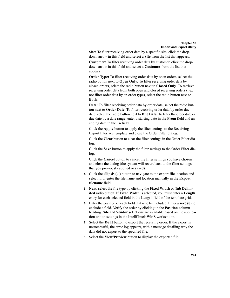 IntelliTrack WMS – Warehouse Management System User Manual | Page 267 / 466