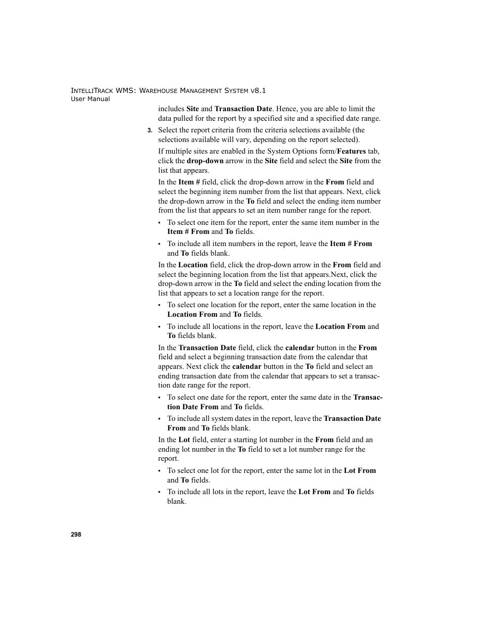 IntelliTrack WMS – Warehouse Management System User Manual | Page 324 / 466