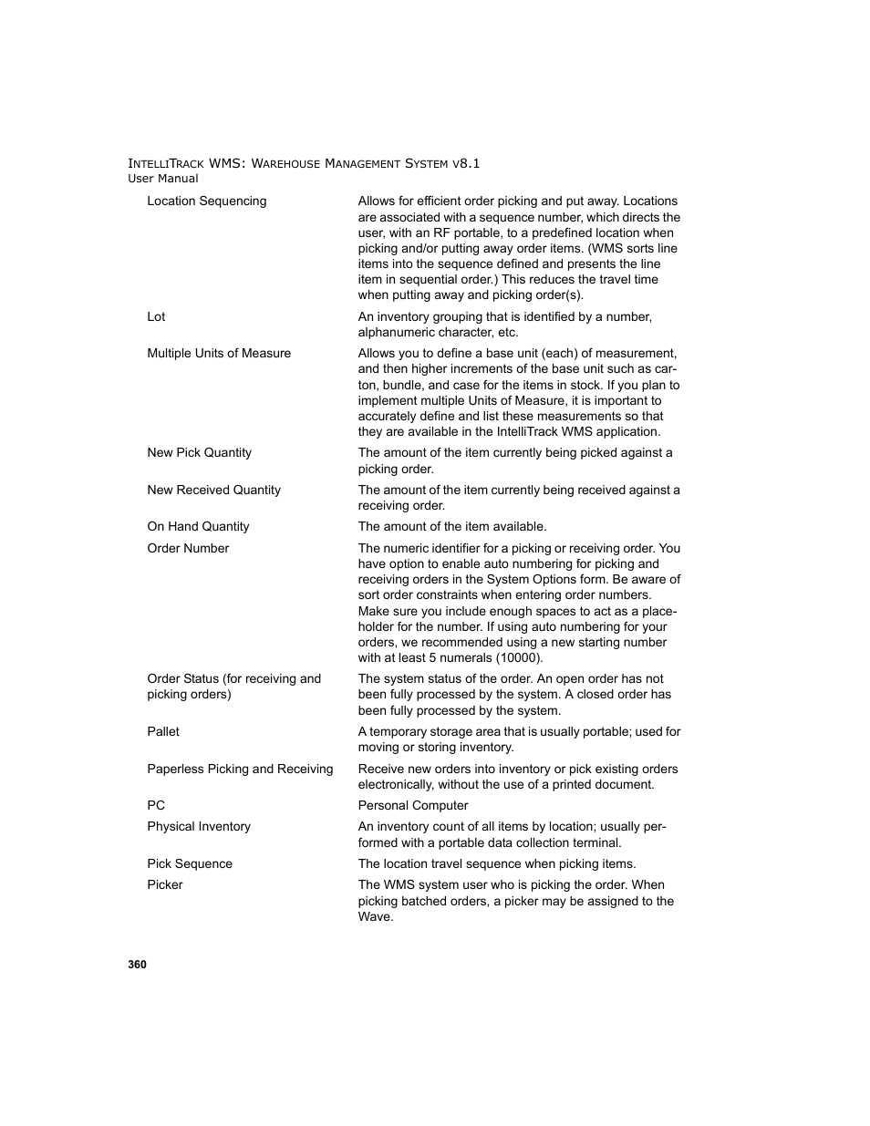 IntelliTrack WMS – Warehouse Management System User Manual | Page 452 / 466