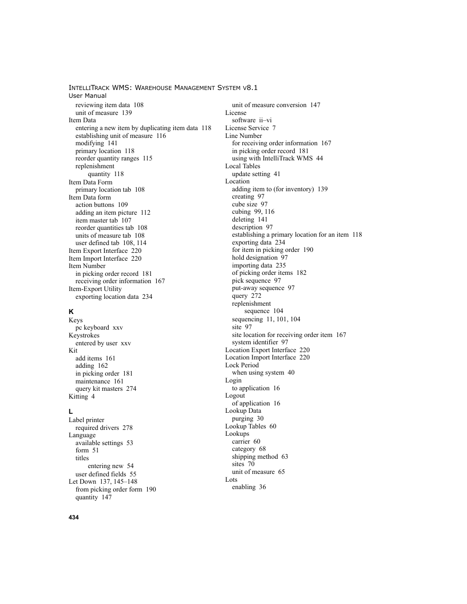 IntelliTrack WMS – Warehouse Management System User Manual | Page 460 / 466