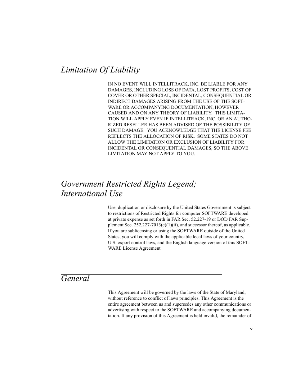 Limitation of liability, General | IntelliTrack WMS – Warehouse Management System User Manual | Page 5 / 466