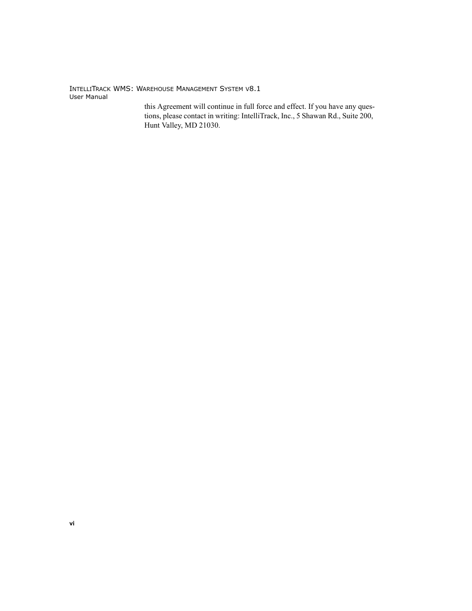 IntelliTrack WMS – Warehouse Management System User Manual | Page 6 / 466