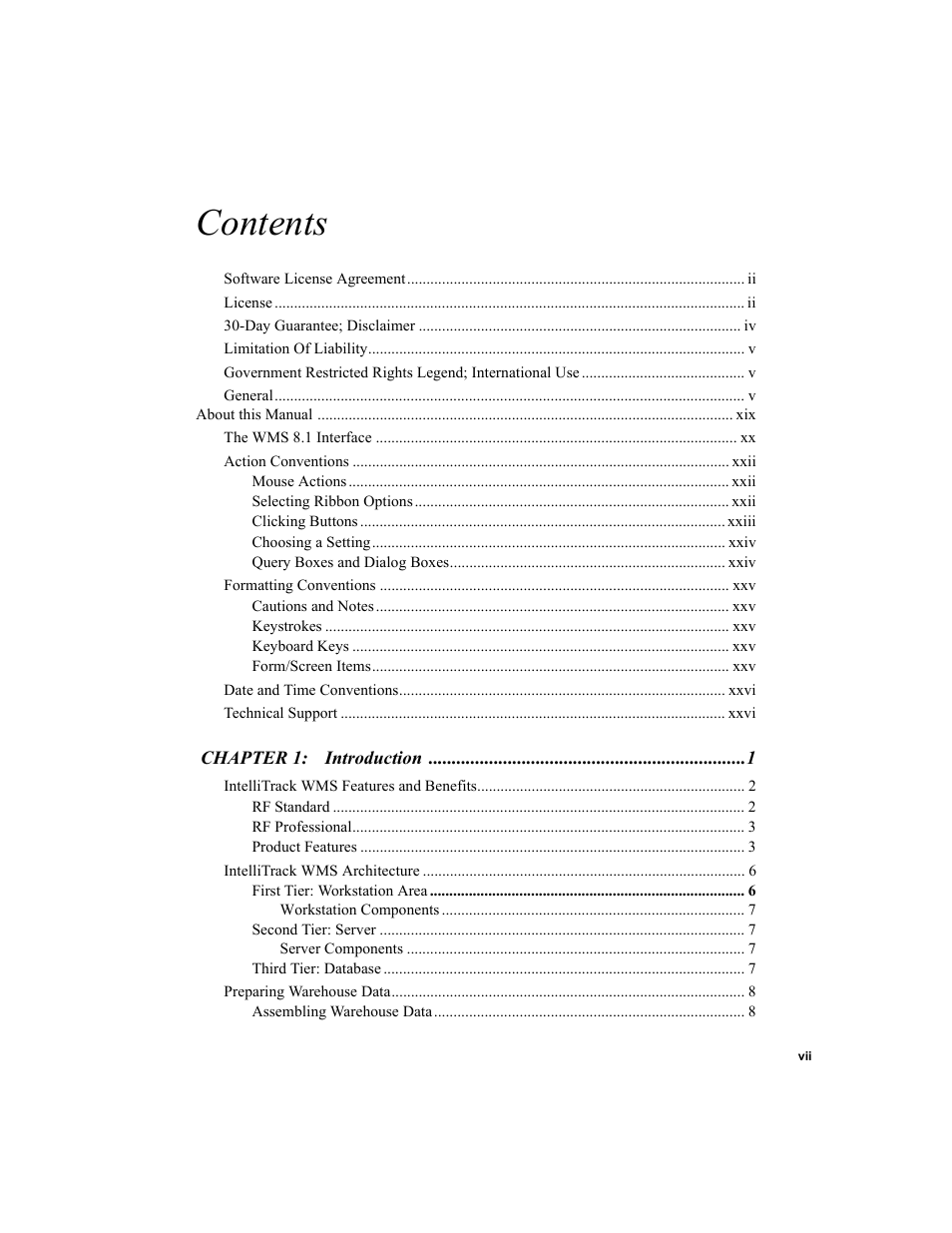 IntelliTrack WMS – Warehouse Management System User Manual | Page 7 / 466
