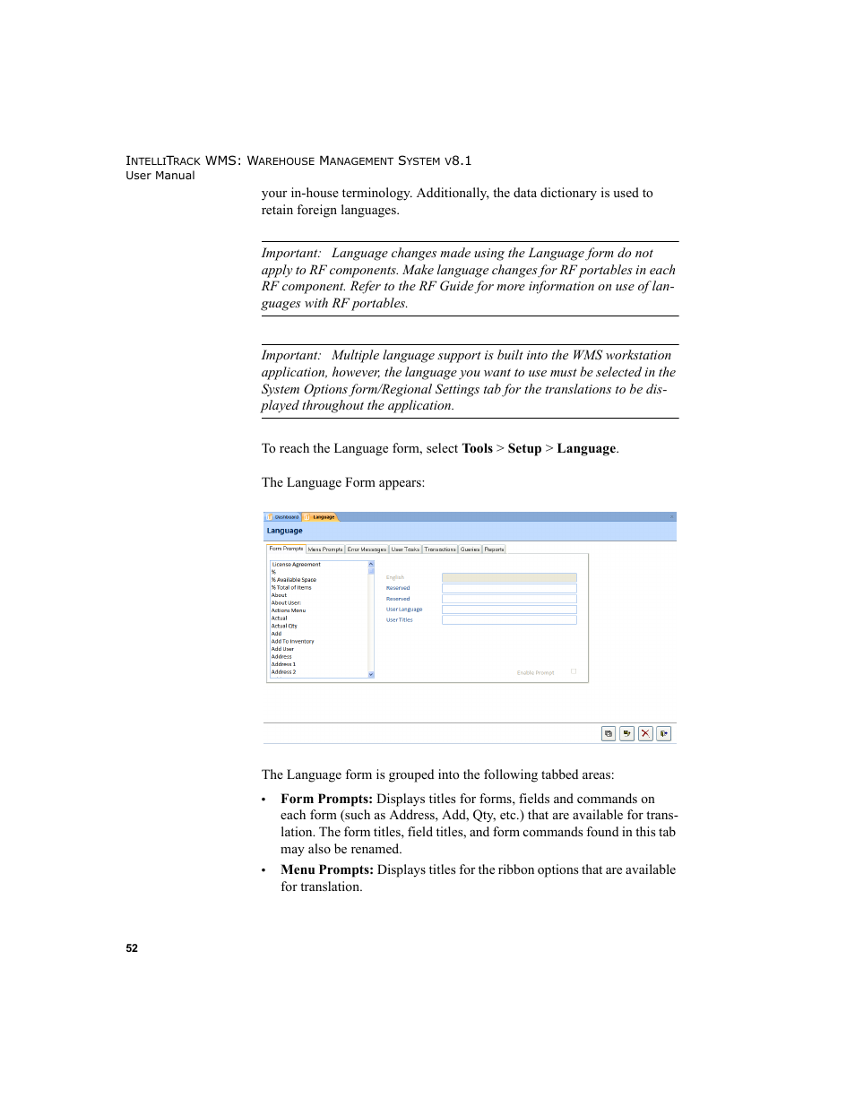 IntelliTrack WMS – Warehouse Management System User Manual | Page 78 / 466
