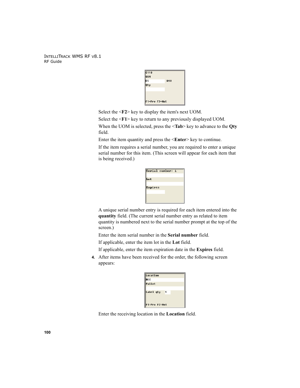 IntelliTrack WMS – Warehouse Management System User Manual | Page 110 / 160