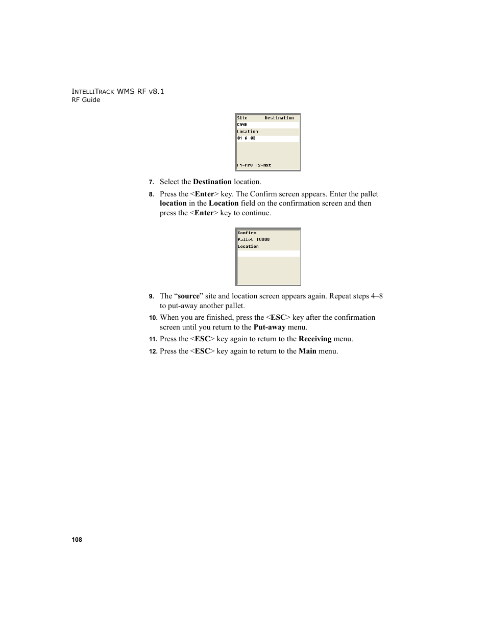 IntelliTrack WMS – Warehouse Management System User Manual | Page 118 / 160