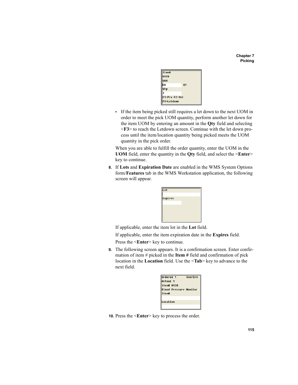 IntelliTrack WMS – Warehouse Management System User Manual | Page 125 / 160