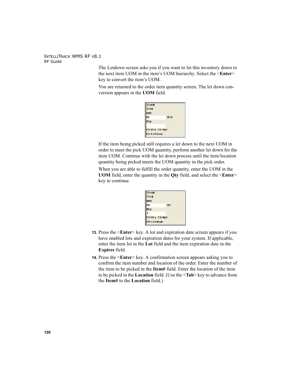 IntelliTrack WMS – Warehouse Management System User Manual | Page 130 / 160