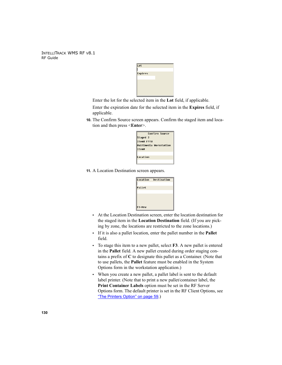 IntelliTrack WMS – Warehouse Management System User Manual | Page 140 / 160