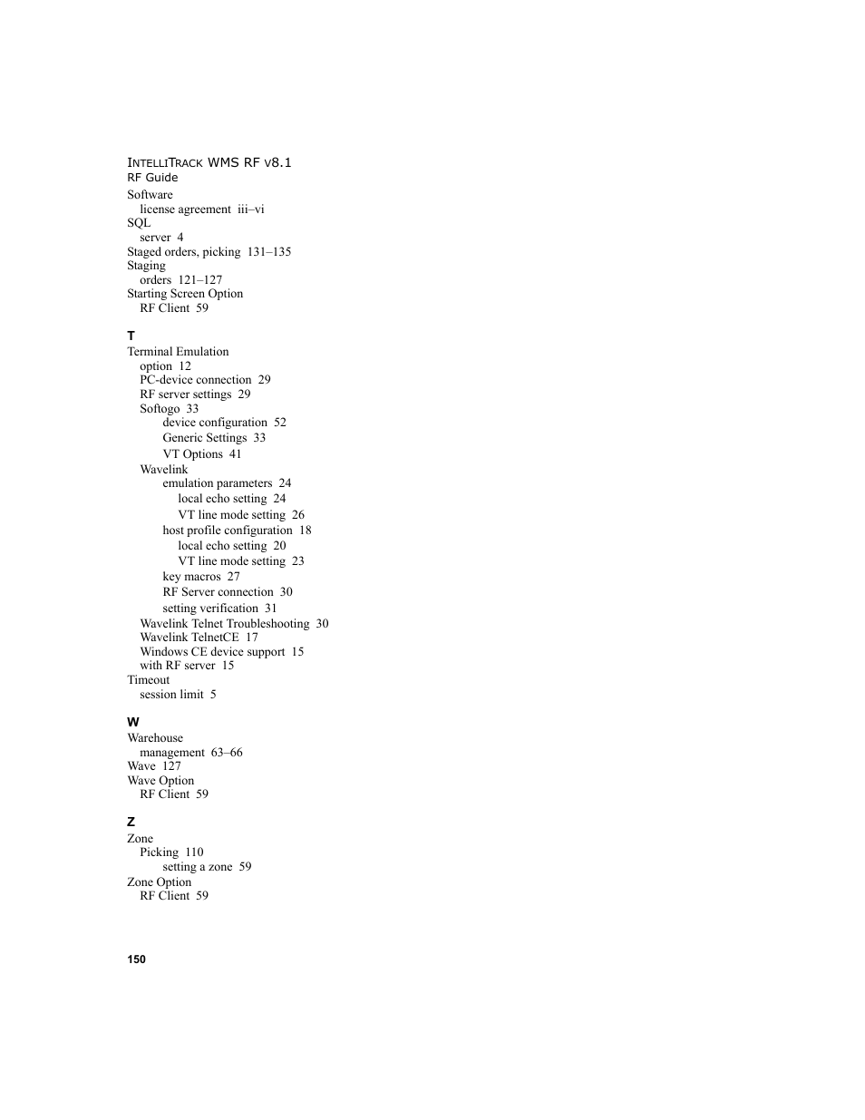 IntelliTrack WMS – Warehouse Management System User Manual | Page 160 / 160