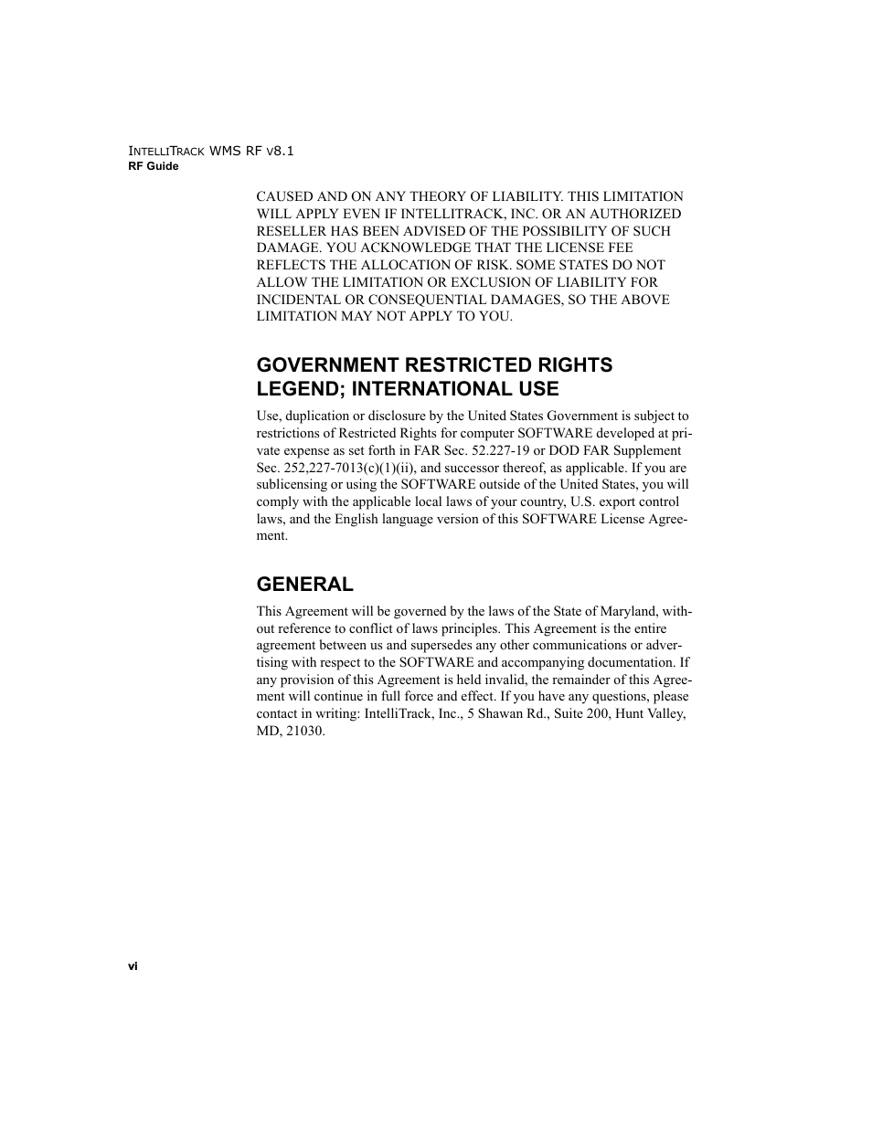 General | IntelliTrack WMS – Warehouse Management System User Manual | Page 6 / 160