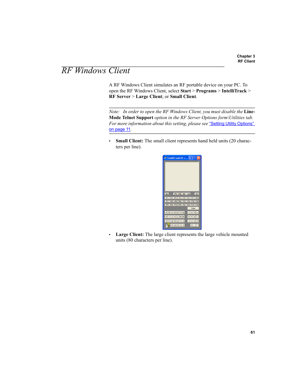 Rf windows client | IntelliTrack WMS – Warehouse Management System User Manual | Page 71 / 160