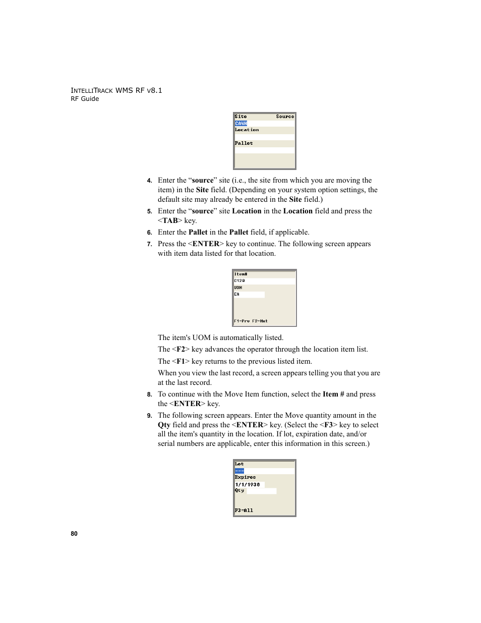 IntelliTrack WMS – Warehouse Management System User Manual | Page 90 / 160