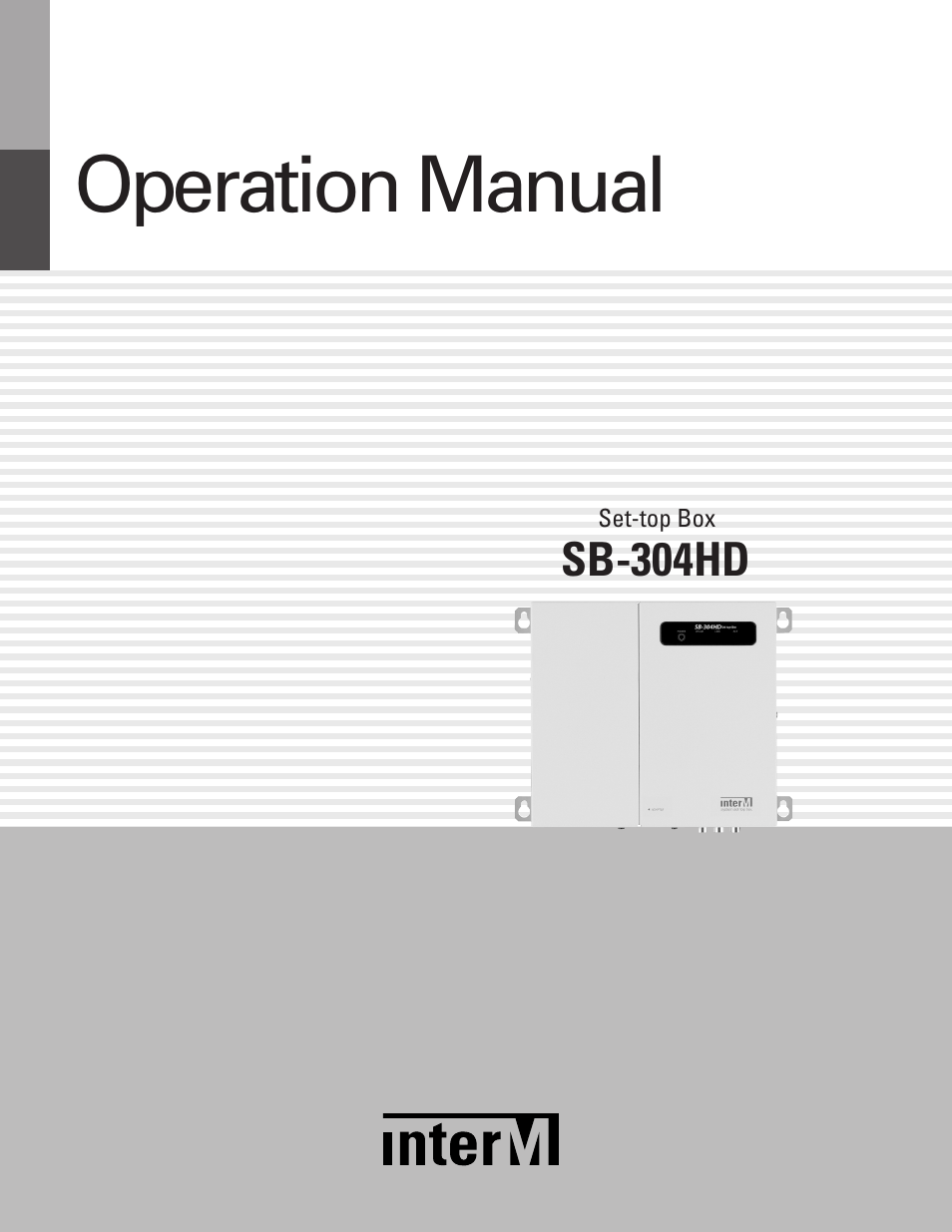 Inter-M SB-304HD User Manual | 15 pages