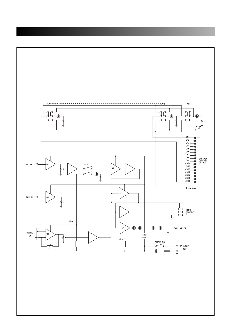 Block diagram | Inter-M RM-916 User Manual | Page 8 / 11