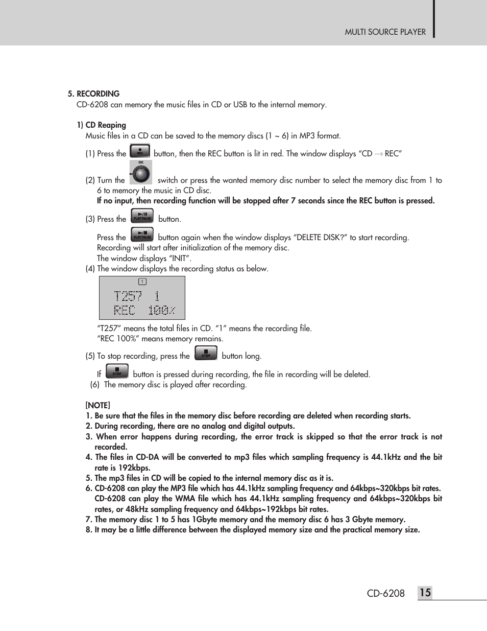 Inter-M CD-6208 User Manual | Page 17 / 28