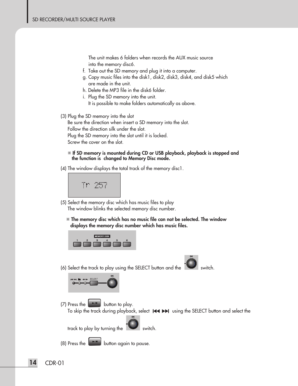 Inter-M CDR-01 User Manual | Page 16 / 28