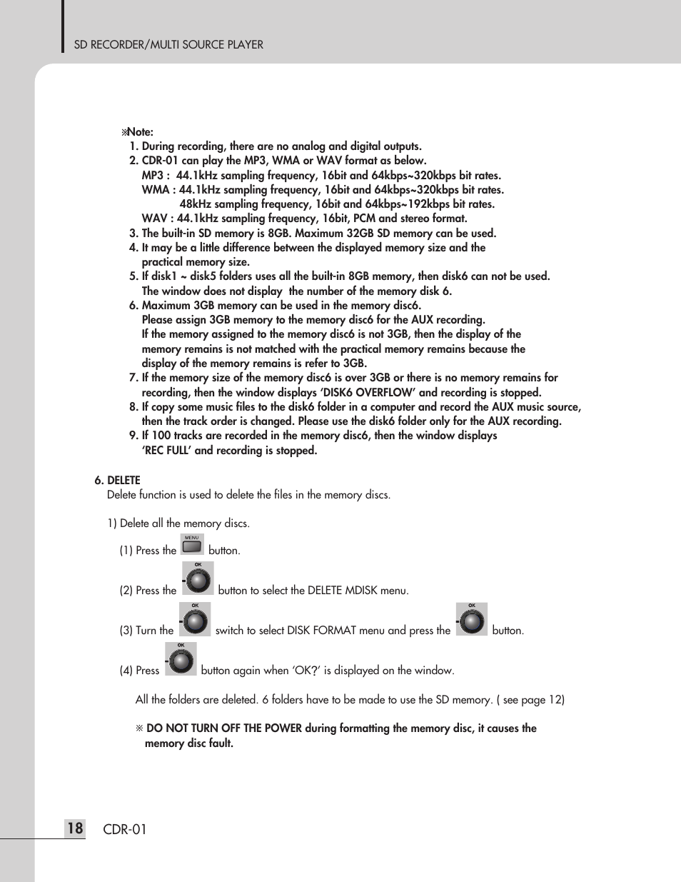 Inter-M CDR-01 User Manual | Page 20 / 28