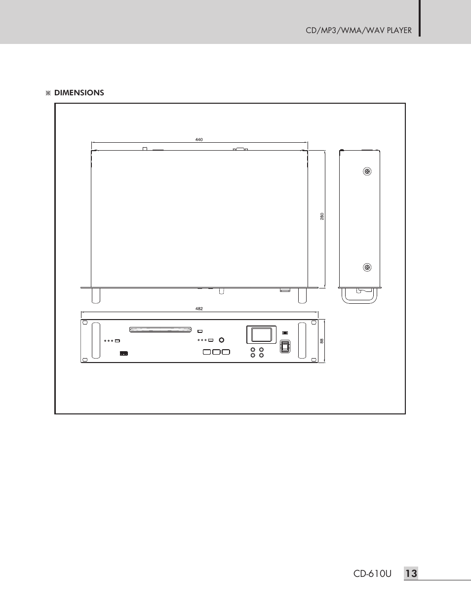 Inter-M CD-610U User Manual | Page 15 / 20
