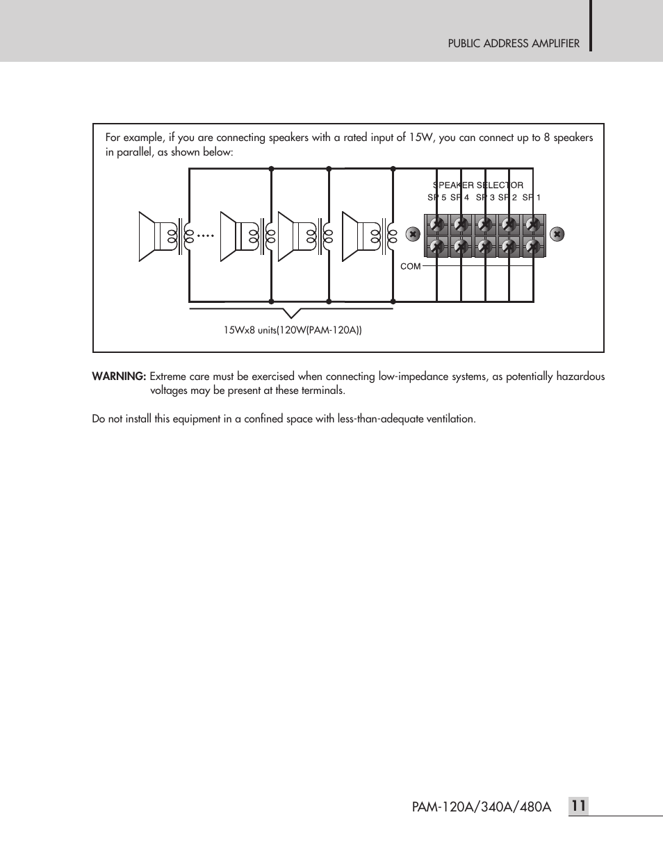Inter-M PAM-480A User Manual | Page 13 / 20